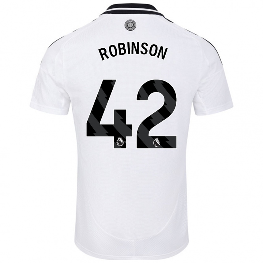 Kinder Charlie Robinson #42 Weiß Heimtrikot Trikot 2024/25 T-Shirt