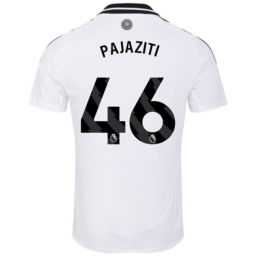 Kinder Adrion Pajaziti #46 Weiß Heimtrikot Trikot 2024/25 T-Shirt