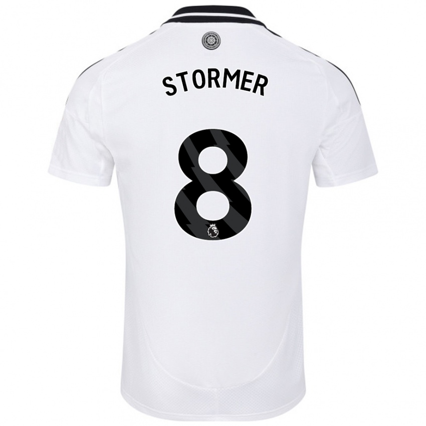 Kinder Becky Stormer #8 Weiß Heimtrikot Trikot 2024/25 T-Shirt