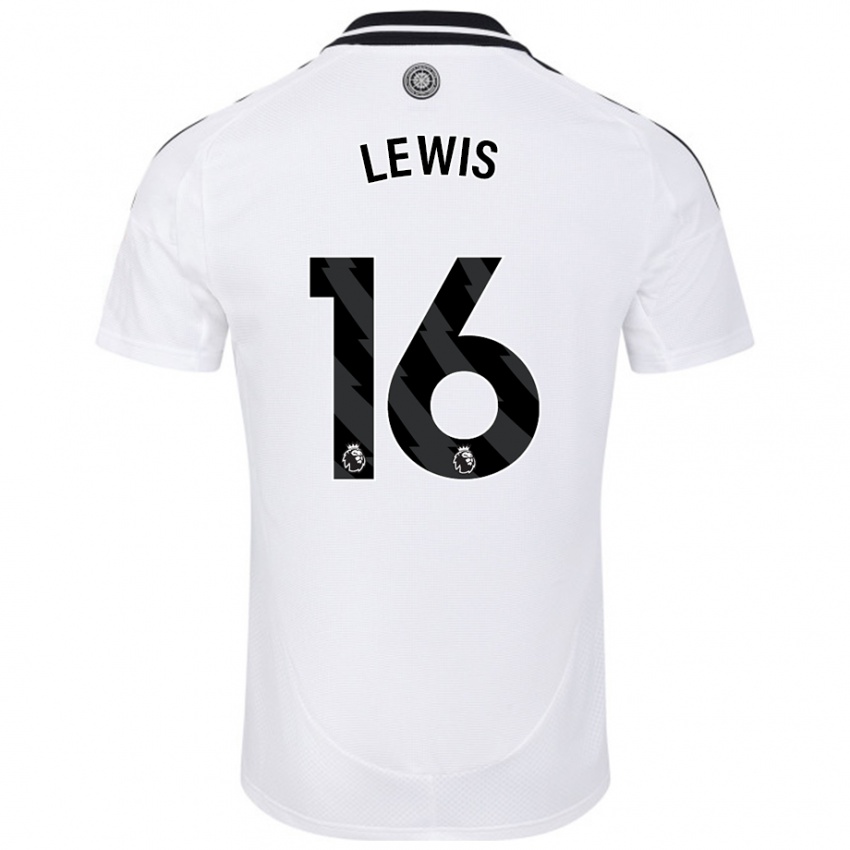 Kinder Milla Lewis #16 Weiß Heimtrikot Trikot 2024/25 T-Shirt