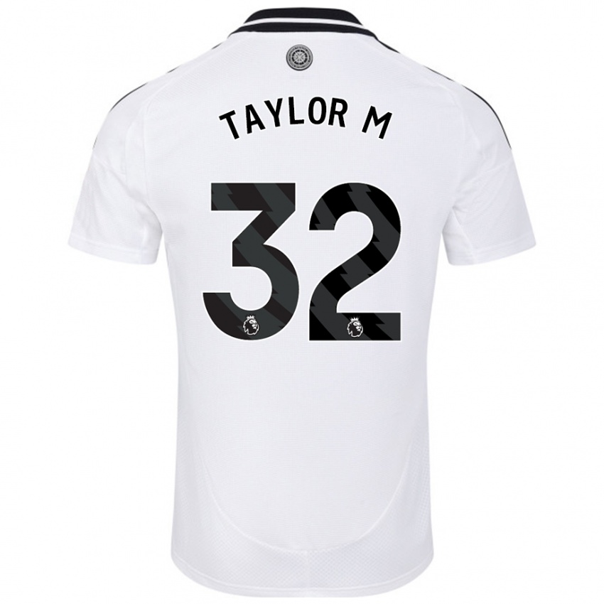 Kinder Belle Taylor-M #32 Weiß Heimtrikot Trikot 2024/25 T-Shirt