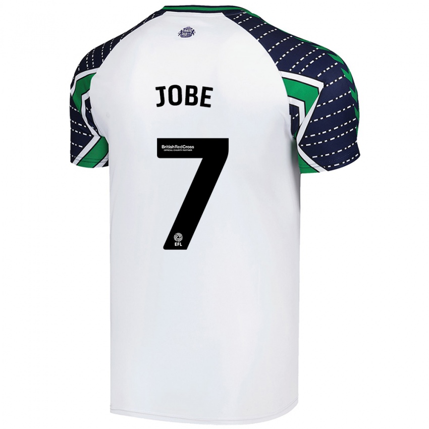 Kinder Jobe Bellingham #7 Weiß Auswärtstrikot Trikot 2024/25 T-Shirt