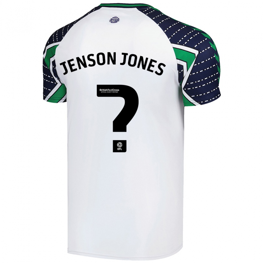 Kinder Jenson Jones #0 Weiß Auswärtstrikot Trikot 2024/25 T-Shirt