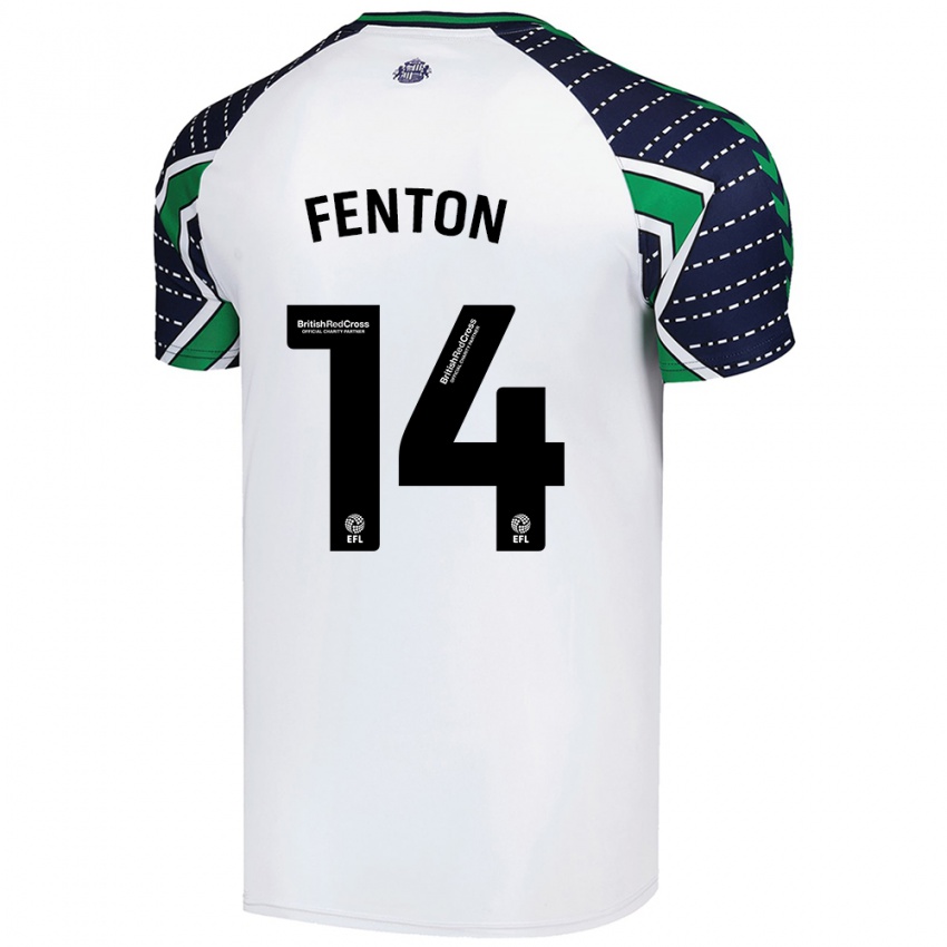 Kinder Natasha Fenton #14 Weiß Auswärtstrikot Trikot 2024/25 T-Shirt