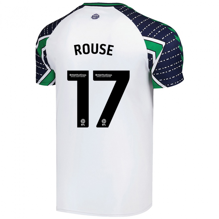 Kinder Mollie Rouse #17 Weiß Auswärtstrikot Trikot 2024/25 T-Shirt