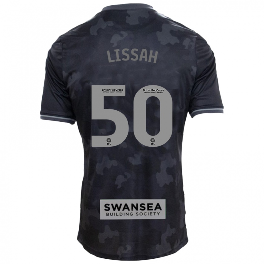 Kinder Filip Lissah #50 Schwarz Auswärtstrikot Trikot 2024/25 T-Shirt