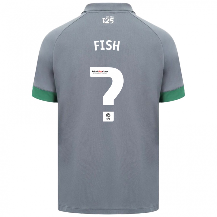 Kinder Will Fish #0 Dunkelgrau Auswärtstrikot Trikot 2024/25 T-Shirt