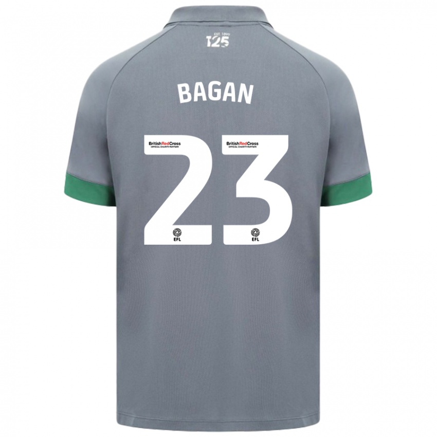 Kinder Joel Bagan #23 Dunkelgrau Auswärtstrikot Trikot 2024/25 T-Shirt