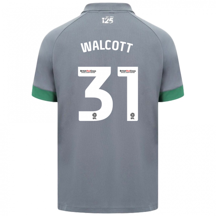 Kinder Malachi Fagan Walcott #31 Dunkelgrau Auswärtstrikot Trikot 2024/25 T-Shirt