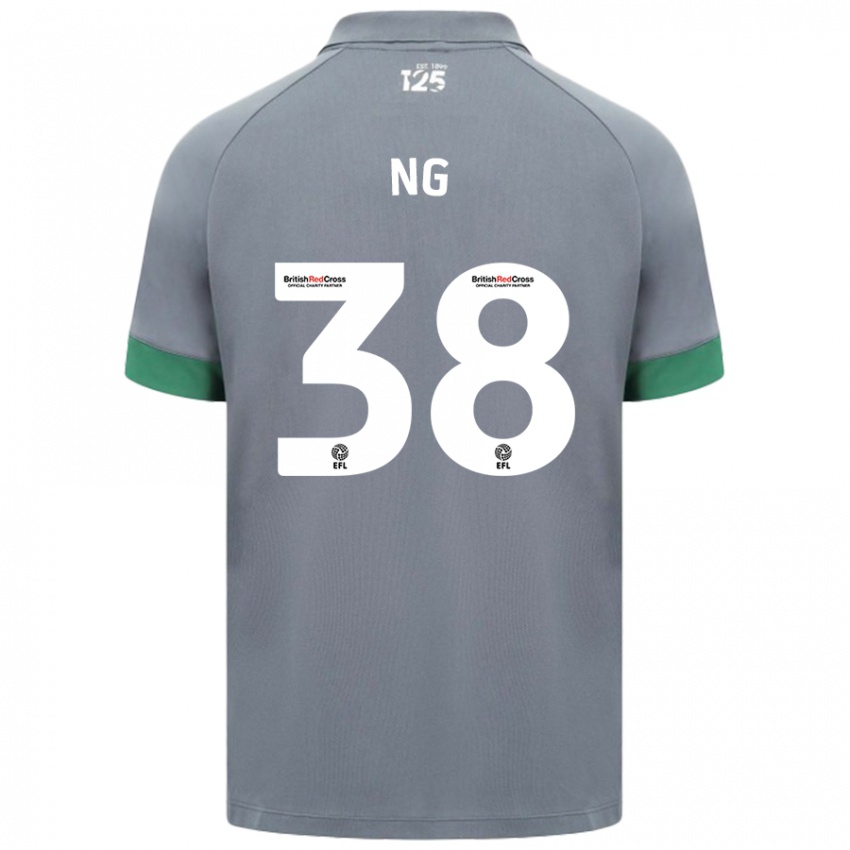 Kinder Perry Ng #38 Dunkelgrau Auswärtstrikot Trikot 2024/25 T-Shirt