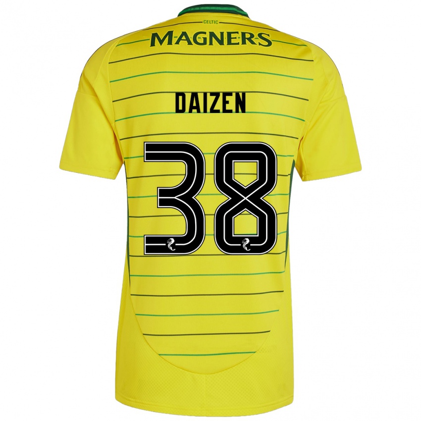 Kinder Daizen Maeda #38 Gelb Auswärtstrikot Trikot 2024/25 T-Shirt