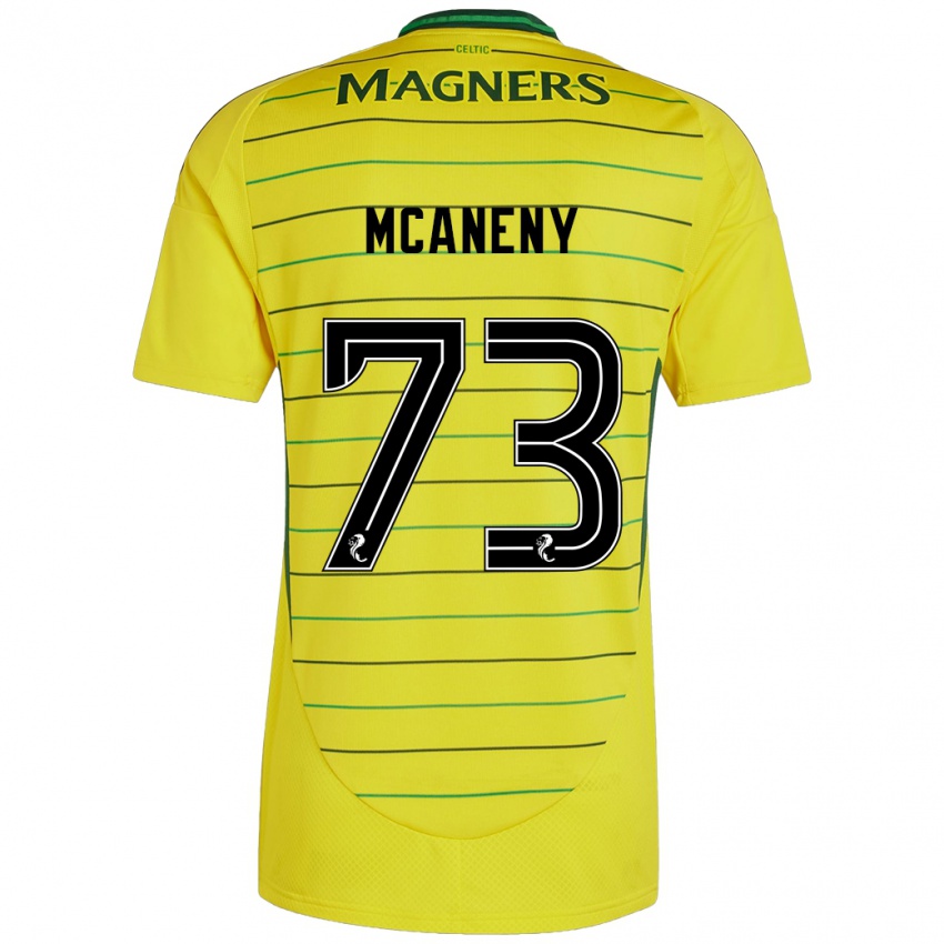 Kinder Maria Mcaneny #73 Gelb Auswärtstrikot Trikot 2024/25 T-Shirt