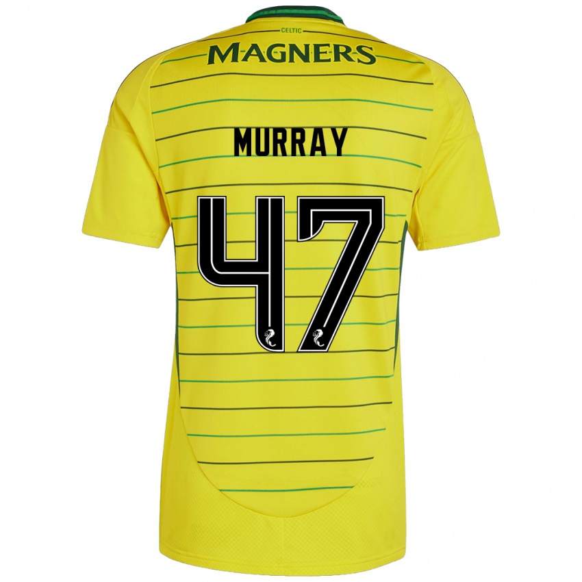 Kinder Dane Murray #47 Gelb Auswärtstrikot Trikot 2024/25 T-Shirt