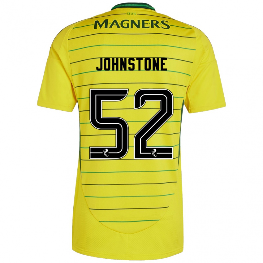 Kinder Rachael Johnstone #52 Gelb Auswärtstrikot Trikot 2024/25 T-Shirt