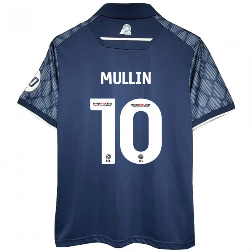 Kinder Paul Mullin #10 Schwarz Auswärtstrikot Trikot 2024/25 T-Shirt