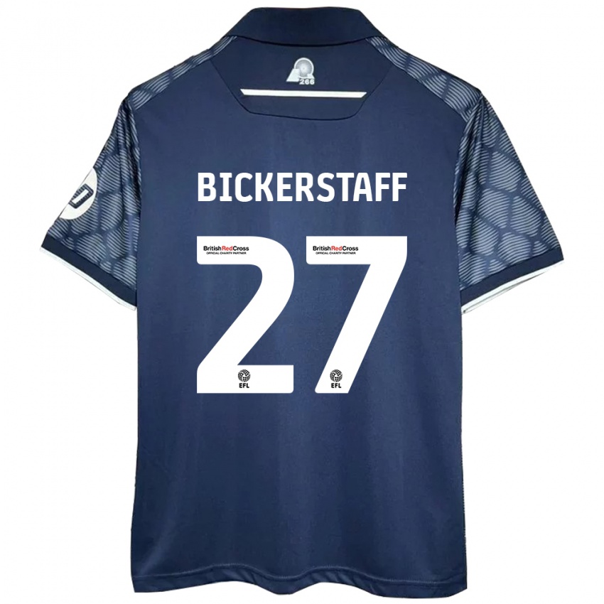 Kinder Jake Bickerstaff #27 Schwarz Auswärtstrikot Trikot 2024/25 T-Shirt