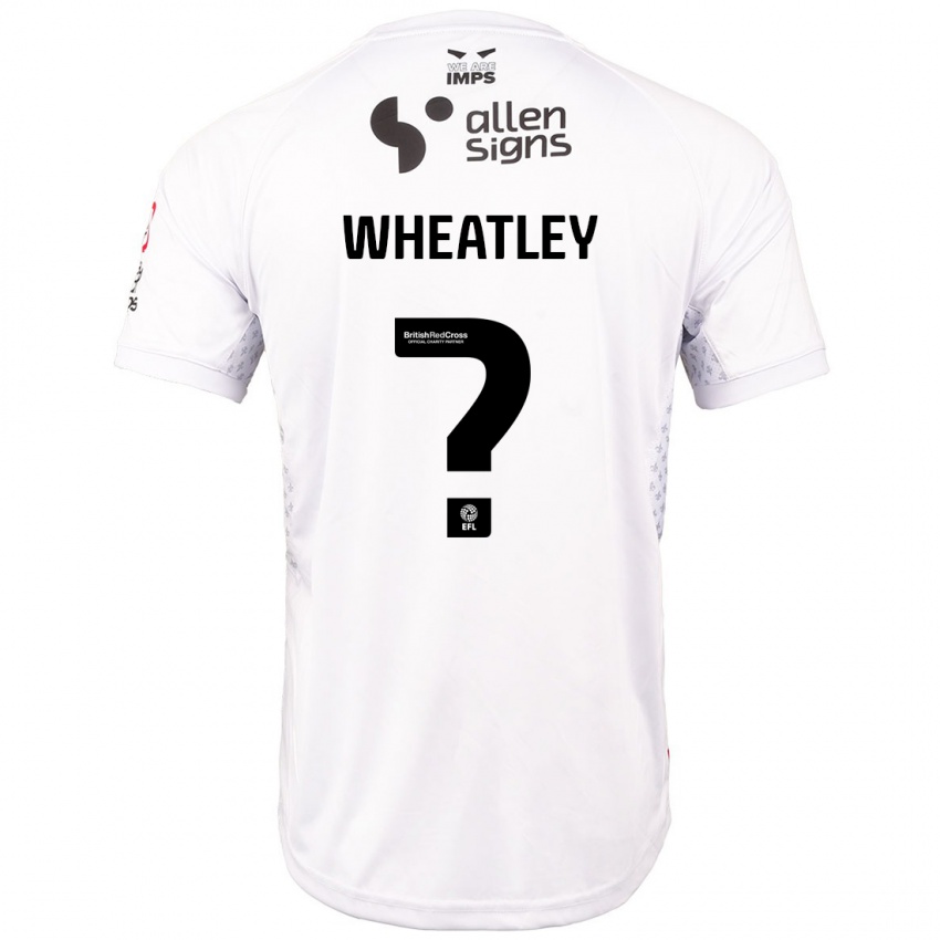 Kinder Kyrell Wheatley #0 Rot Weiß Auswärtstrikot Trikot 2024/25 T-Shirt