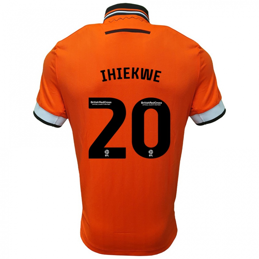 Kinder Michael Ihiekwe #20 Orange Weiß Auswärtstrikot Trikot 2024/25 T-Shirt