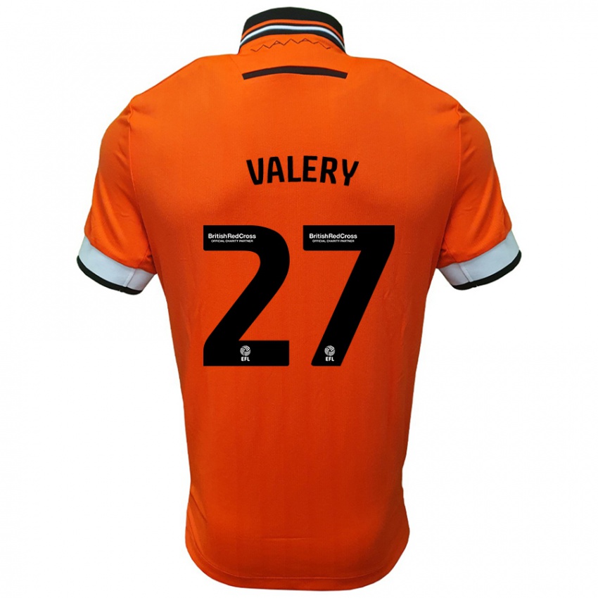 Kinder Yan Valery #27 Orange Weiß Auswärtstrikot Trikot 2024/25 T-Shirt