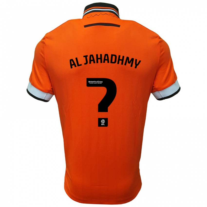 Kinder Murtadha Al-Jahadhmy #0 Orange Weiß Auswärtstrikot Trikot 2024/25 T-Shirt