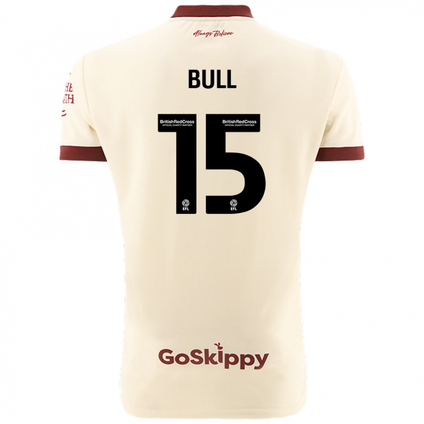 Kinder Jasmine Bull #15 Cremeweiß Auswärtstrikot Trikot 2024/25 T-Shirt