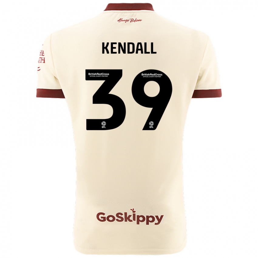 Kinder Maya Kendall #39 Cremeweiß Auswärtstrikot Trikot 2024/25 T-Shirt