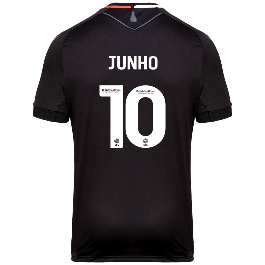 Kinder Joon-Ho Bae #10 Schwarz Auswärtstrikot Trikot 2024/25 T-Shirt