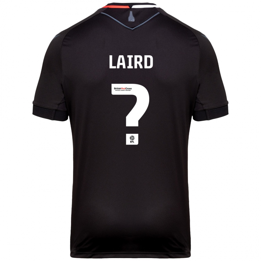 Kinder Logan Laird #0 Schwarz Auswärtstrikot Trikot 2024/25 T-Shirt