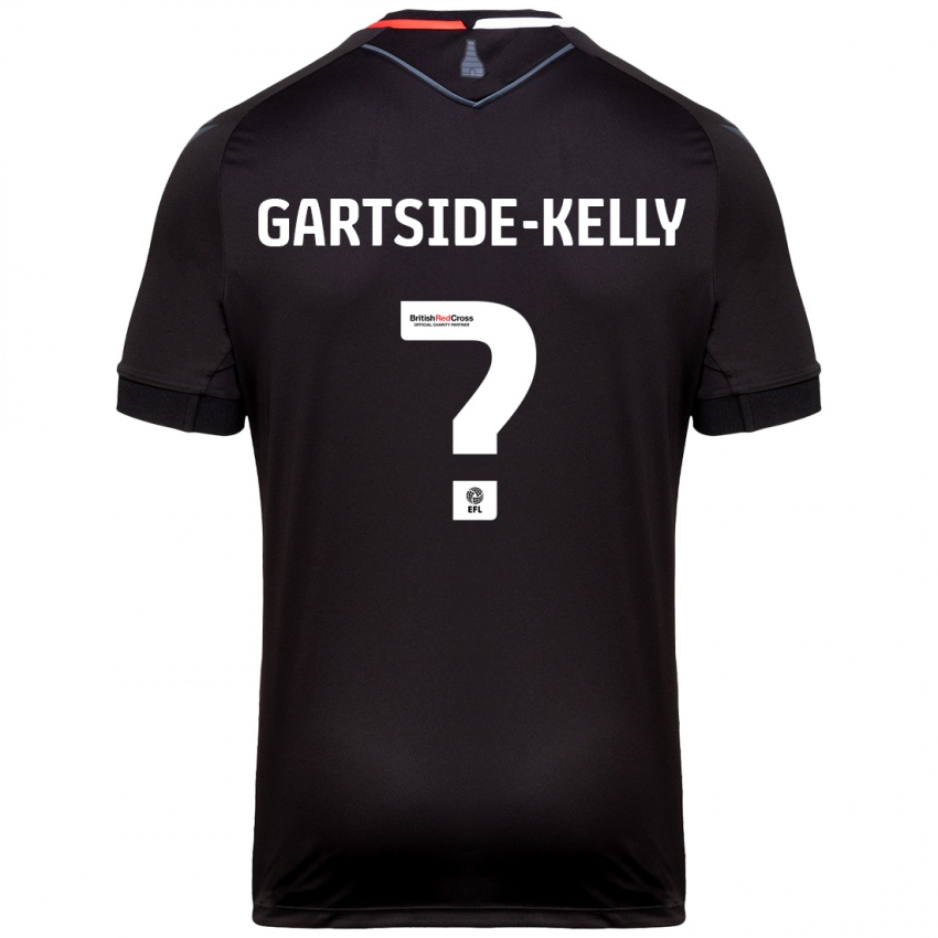 Kinder Gabriel Gartside-Kelly #0 Schwarz Auswärtstrikot Trikot 2024/25 T-Shirt