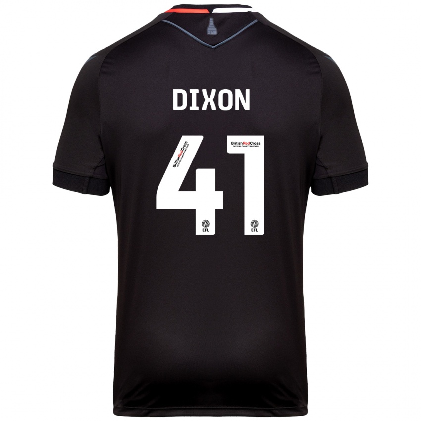 Kinder Jaden Dixon #41 Schwarz Auswärtstrikot Trikot 2024/25 T-Shirt