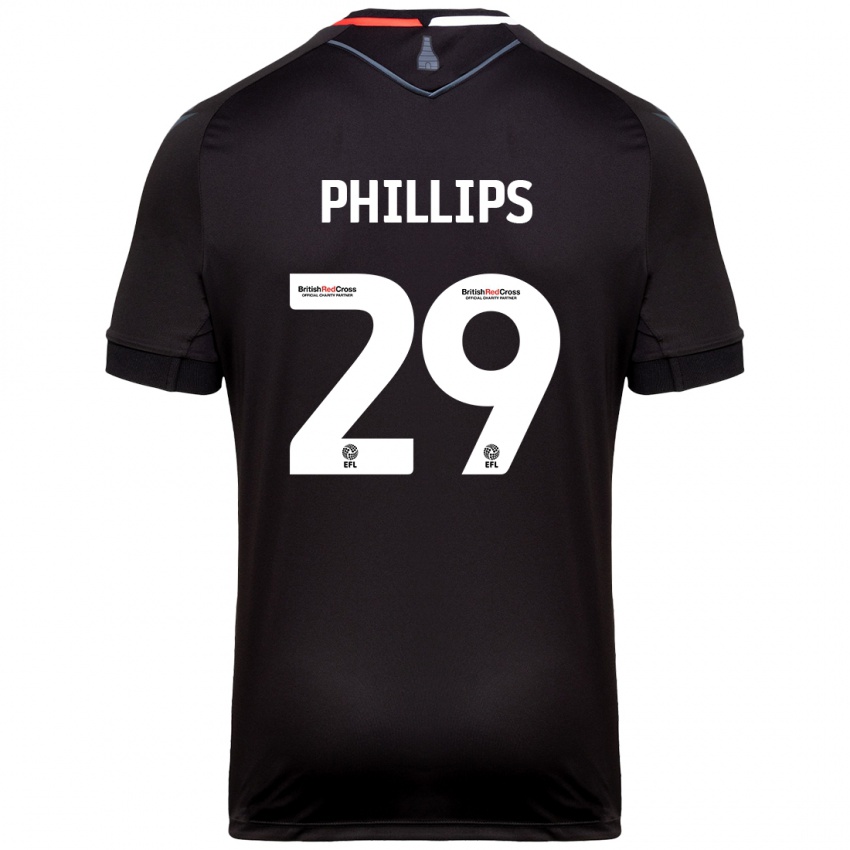 Kinder D'margio Wright-Phillips #29 Schwarz Auswärtstrikot Trikot 2024/25 T-Shirt