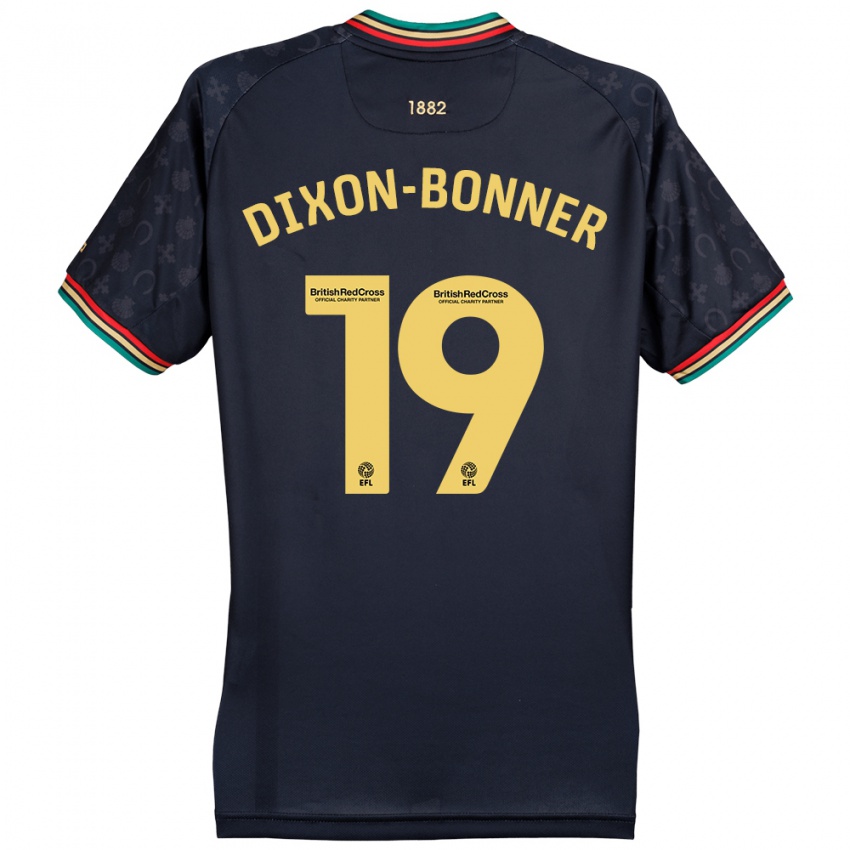 Kinder Elijah Dixon-Bonner #19 Dunkelmarineblau Auswärtstrikot Trikot 2024/25 T-Shirt