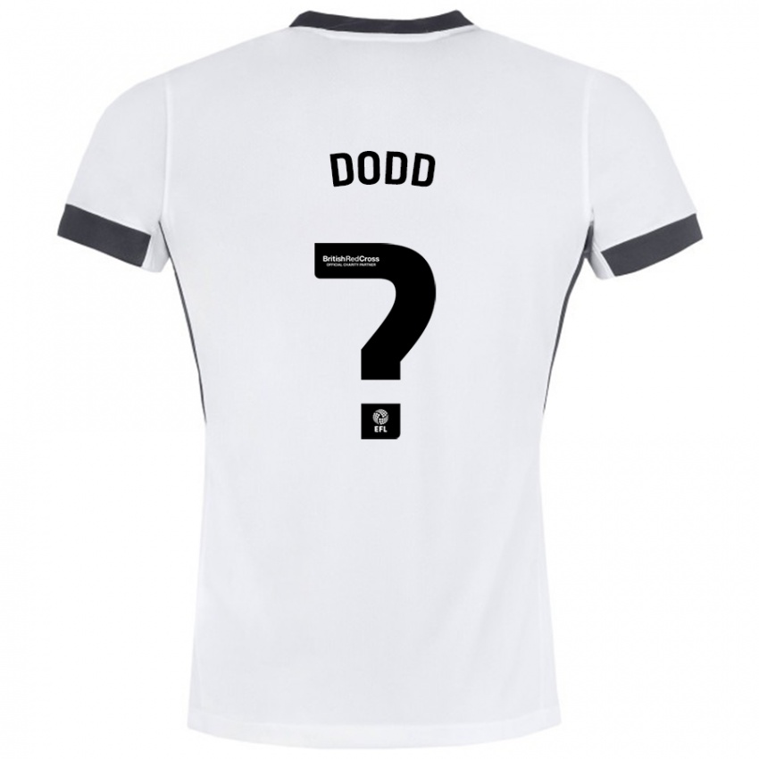 Kinder Taylor Dodd #0 Weiß Schwarz Auswärtstrikot Trikot 2024/25 T-Shirt