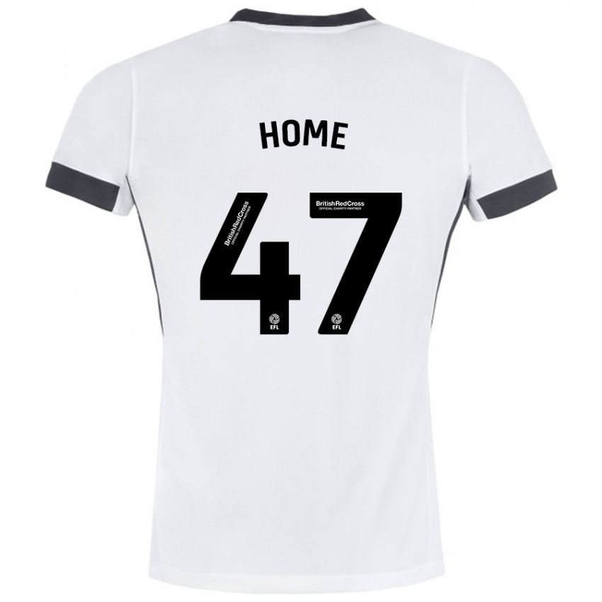 Kinder Josh Home #47 Weiß Schwarz Auswärtstrikot Trikot 2024/25 T-Shirt