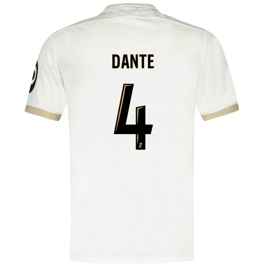 Kinder Dante #4 Weißgold Auswärtstrikot Trikot 2024/25 T-Shirt