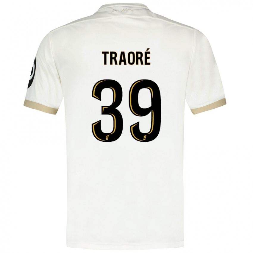 Kinder Daouda Traoré #39 Weißgold Auswärtstrikot Trikot 2024/25 T-Shirt