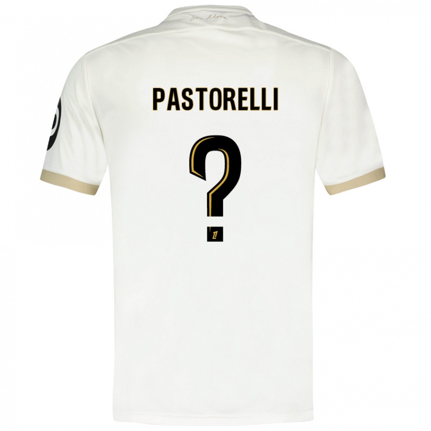 Kinder Julien Pastorelli #0 Weißgold Auswärtstrikot Trikot 2024/25 T-Shirt