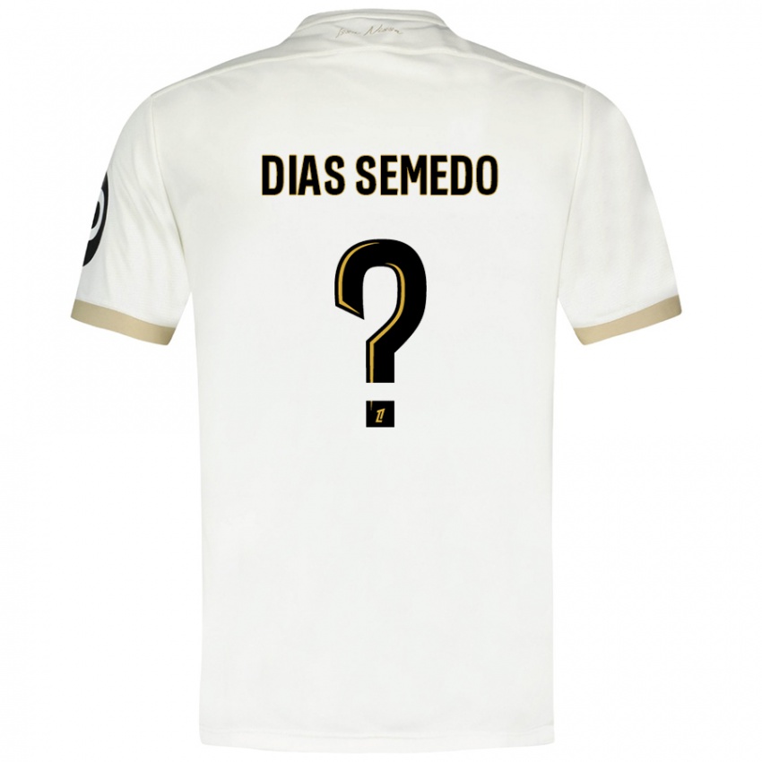 Kinder Samuel Dias Semedo #0 Weißgold Auswärtstrikot Trikot 2024/25 T-Shirt