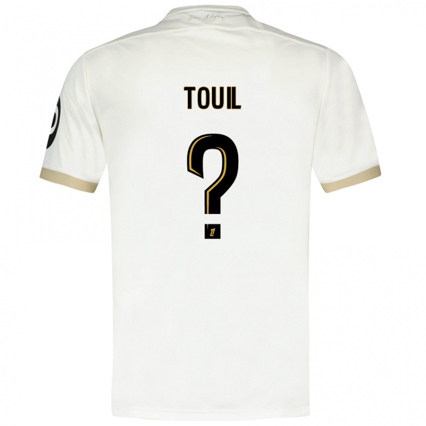 Kinder Yanis Touil #0 Weißgold Auswärtstrikot Trikot 2024/25 T-Shirt