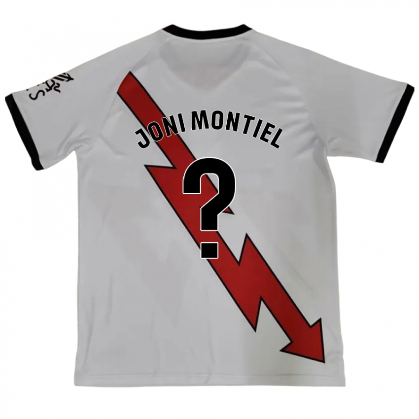 Kinder Joni Montiel #0 Rot Auswärtstrikot Trikot 2024/25 T-Shirt