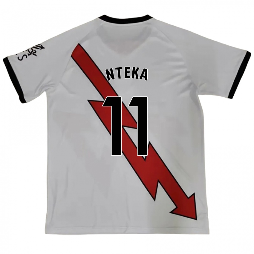 Kinder Randy Nteka #11 Rot Auswärtstrikot Trikot 2024/25 T-Shirt