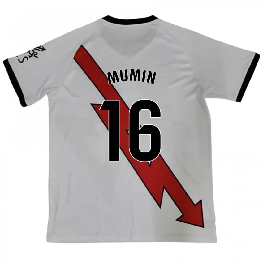 Kinder Abdul Mumin #16 Rot Auswärtstrikot Trikot 2024/25 T-Shirt