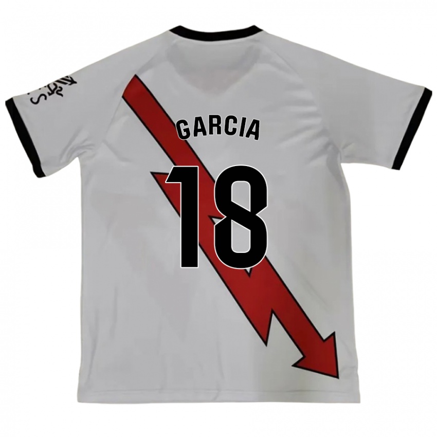 Kinder Álvaro García #18 Rot Auswärtstrikot Trikot 2024/25 T-Shirt