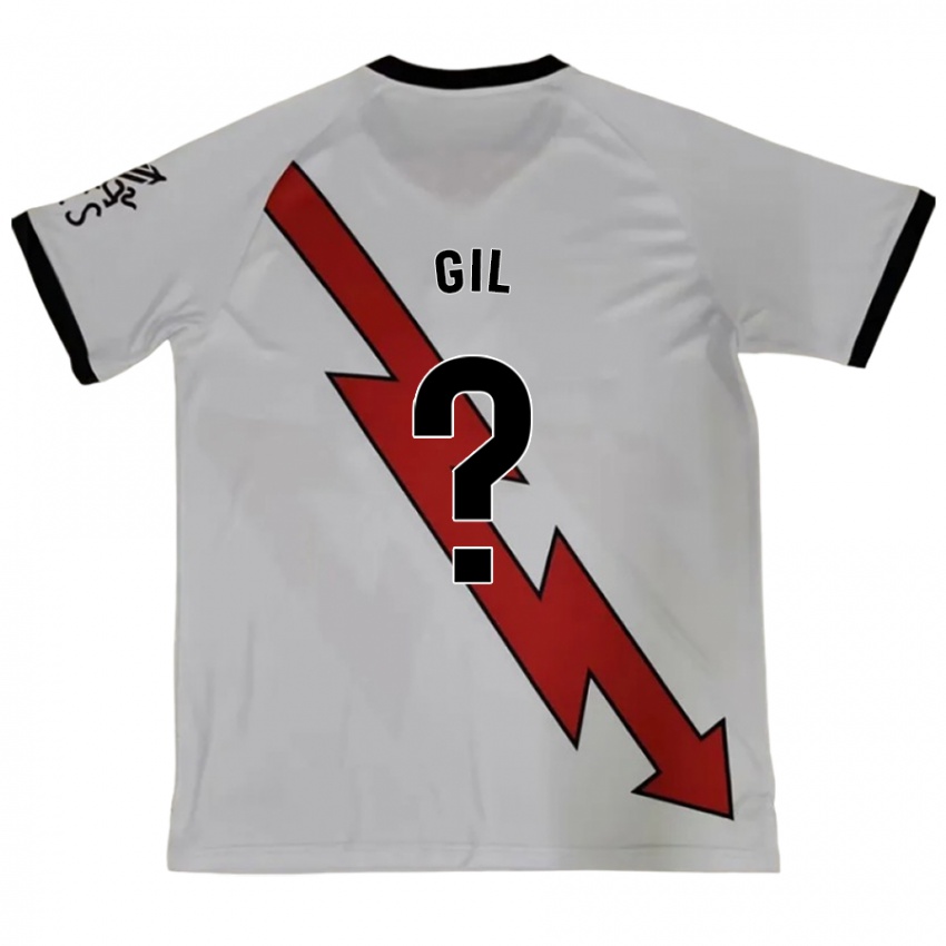 Kinder Juanpe Gil #0 Rot Auswärtstrikot Trikot 2024/25 T-Shirt