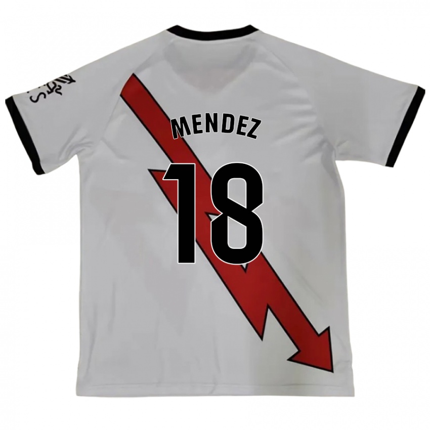 Kinder Diego Méndez #18 Rot Auswärtstrikot Trikot 2024/25 T-Shirt