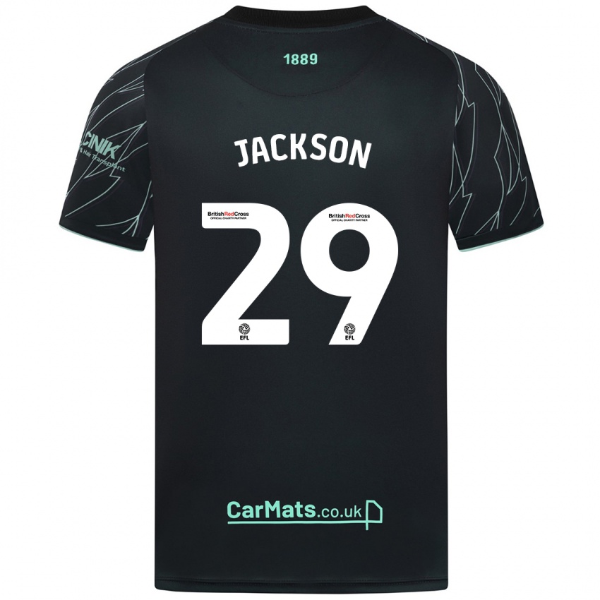 Kinder Fallon Olivia Connolly-Jackson #29 Schwarz Grün Auswärtstrikot Trikot 2024/25 T-Shirt