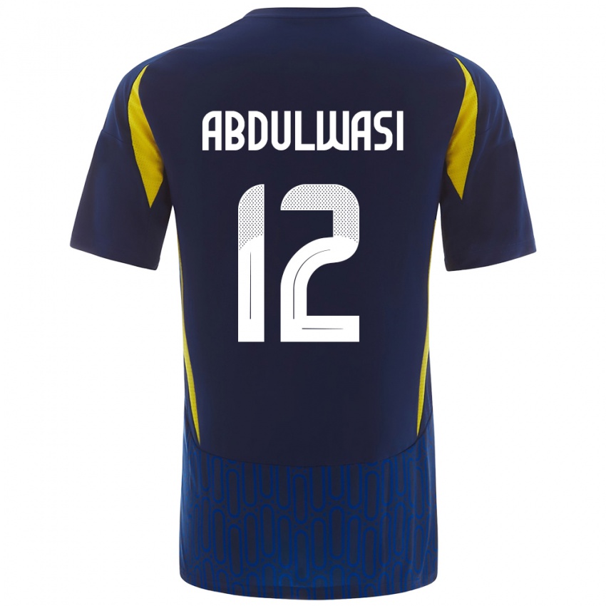 Kinder Dalal Abdulwasi #12 Blau Gelb Auswärtstrikot Trikot 2024/25 T-Shirt