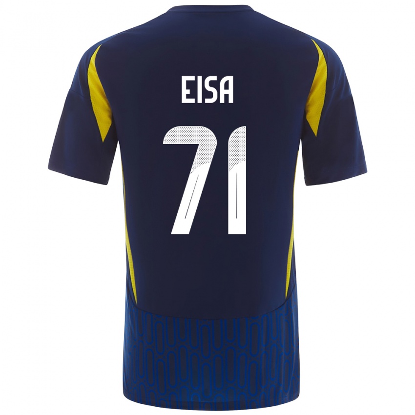 Kinder Bayan Eisa #71 Blau Gelb Auswärtstrikot Trikot 2024/25 T-Shirt