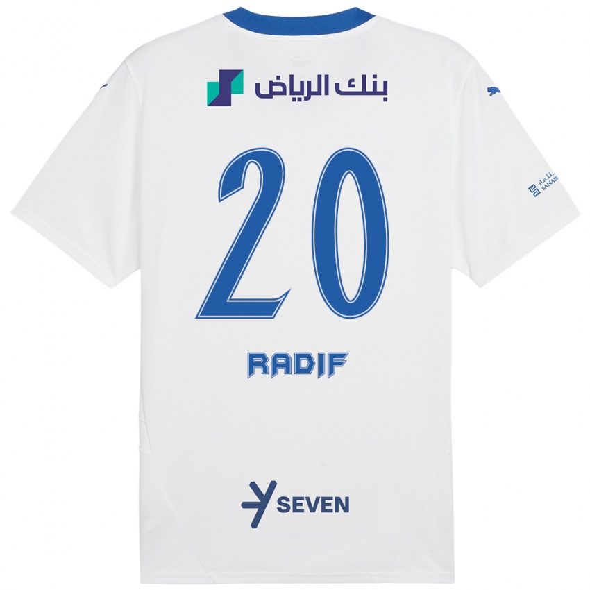 Kinder Abdullah Radif #20 Weiß Blau Auswärtstrikot Trikot 2024/25 T-Shirt