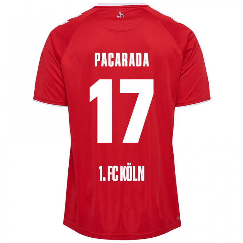 Kinder Leart Paçarada #17 Rot Weiß Auswärtstrikot Trikot 2024/25 T-Shirt